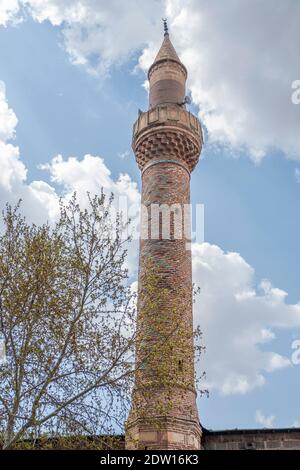 Afyonkarahisar Ulu Cami Große Moschee. Antike hölzerne Moscheen in Afyon Stadt, Türkei Stockfoto