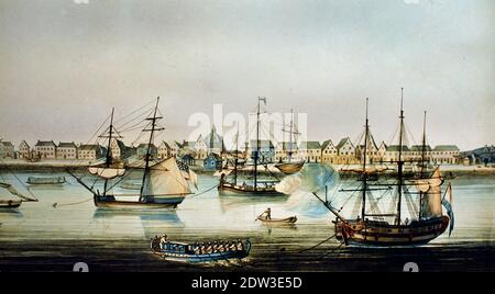 Paramaribo a la Riviere de Surinam Dedie ... an seine Majestät der König der Pays-Bas, Großherzog von Luxemburg Holland, die Niederlande, Niederländisch, Stockfoto