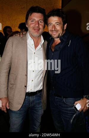 EXKLUSIV - Philippe Lellouche und Patrick Bruel bei der Premiere von Les Limites unter der Regie von Laura Presgurvic im Cinema L'Elysee Biarritz, Paris, Frankreich, am 05. April 2014. Foto von Jerome Domine/ABACAPRESS.COM Stockfoto