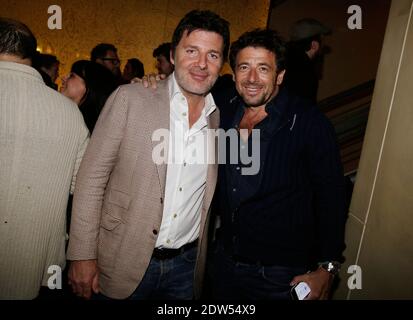 EXKLUSIV - Philippe Lellouche und Patrick Bruel bei der Premiere von Les Limites unter der Regie von Laura Presgurvic im Cinema L'Elysee Biarritz, Paris, Frankreich, am 05. April 2014. Foto von Jerome Domine/ABACAPRESS.COM Stockfoto