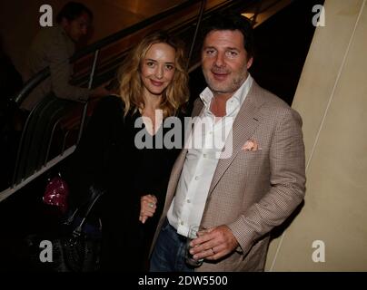 EXKLUSIV - Helene de Fougerolles und Philippe Lellouche und Patrick Bruel bei der Premiere von Les Limites unter der Regie von Laura Presgurvic im Cinema L'Elysee Biarritz, Paris, Frankreich, am 05. April 2014. Foto von Jerome Domine/ABACAPRESS.COM Stockfoto