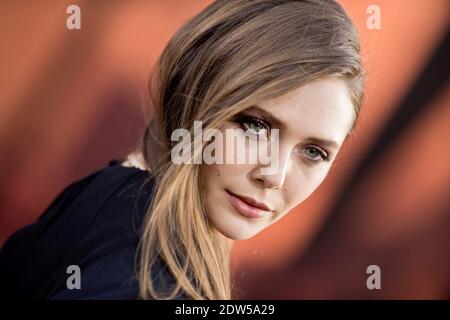 Elizabeth Olsen besucht am 8. Mai 2014 die Premiere von Warner Bros. Pictures and Legendary Pictures' 'Godzilla' im Dolby Theater in Los Angeles, CA, USA. Foto von Lionel Hahn/ABACAPRESS.COM Stockfoto