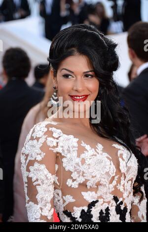Ayem Nour Ankunft bei Dragon 2 Vorführung im Palais des Festivals in Cannes, Frankreich am 16. Mai 2014, im Rahmen der 67. Cannes Film Festival. Foto von Nicolas Briquet/ABACAPRESS.COM Stockfoto