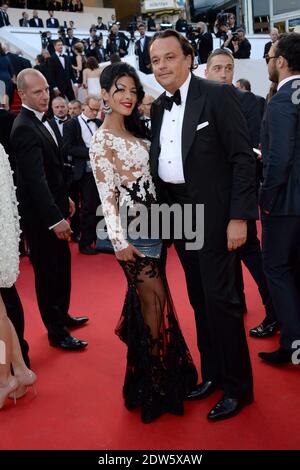 Ayem Nour Ankunft bei Dragon 2 Vorführung im Palais des Festivals in Cannes, Frankreich am 16. Mai 2014, im Rahmen der 67. Cannes Film Festival. Foto von Nicolas Briquet/ABACAPRESS.COM Stockfoto