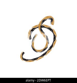 Anfangsbuchstabe ds-Logo oder sd-Logo-Vektor-Design-Vorlage Stock Vektor