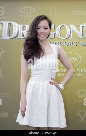 Jane Zhang bei der Fotoschau für den Film Dragon Nest, der am 18. Mai 2014 im Rahmen des 67. Cannes Film Festivals in Cannes, Frankreich, im Plage Royale stattfand. Foto von Jerome Domine/ABACAPRESS.COM Stockfoto