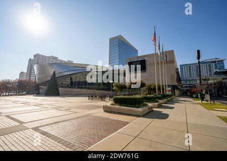 Foto der NASCAR Hall of Fame in Charlotte North Carolina Stockfoto