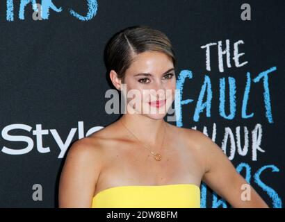 Shailiene Woodley nimmt am 2. Juni 2014 an unserer Stars-Premiere im Ziegfeld Theater in New York City, NY, USA, Teil. Foto von Donna ward/ABACAPRESS.COM Stockfoto