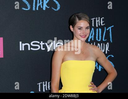 Shailiene Woodley nimmt am 2. Juni 2014 an unserer Stars-Premiere im Ziegfeld Theater in New York City, NY, USA, Teil. Foto von Donna ward/ABACAPRESS.COM Stockfoto