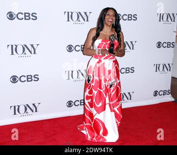 Audra McDonald posiert im Pressesaal während des 68. Jährlichen Tony Awards Pressesaal im Rockefeller Center in New York City, New York, USA am 08. Juni 2014. Foto von Donna ward/ABACAPRESS.COM Stockfoto