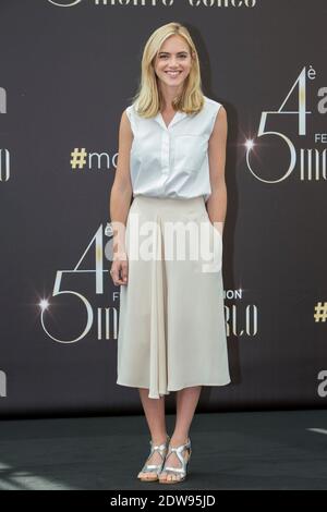 Emily Wickersham von "NCSI" posiert während einer Fotoschau beim 54. Monte Carlo TV Festival in Monte Carlo, Monaco am 10. Juni 2014. Foto von Marco Piovanotto/ABACAPRESS.COM Stockfoto