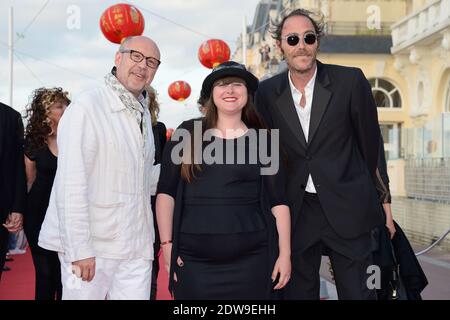 Ambre Grouwels und Stefan Liberski bei der Abschlussfeier des 28. Cabourg Romantic Film Festival in Cabourg, Frankreich am 14. Juni 2014. Foto von Nicolas Briquet/ABACAPRESS.COM Stockfoto