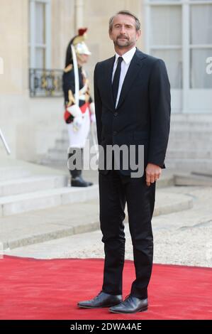 Paris am 23. Juni 2014 kommt der heilige deutsche Sportdirektor Jean-Claude Blanc zu einem offiziellen Abendessen für den Emir von Katar, Scheich Tamim bin Hamad bin Khalifa Al Thani, im Elysee-Palast in Paris, Frankreich. Foto von Ammar Abd Rabbo/ABACAPRESS.COM Stockfoto