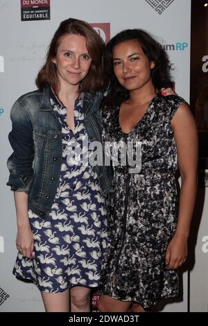 Sophie Brafman und Anais Baydemir nehmen an der Vorstellung von La Pierre Intelligente : IHajar von Tarik Abdul-Wahad Teil, die am 26. Juni 2014 im Lieu Prive in Paris, Frankreich, stattfand. Foto von Audrey Poree/ABACAPRESS.COM Stockfoto
