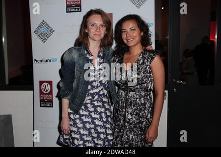 Sophie Brafman und Anais Baydemir nehmen an der Vorstellung von La Pierre Intelligente : IHajar von Tarik Abdul-Wahad Teil, die am 26. Juni 2014 im Lieu Prive in Paris, Frankreich, stattfand. Foto von Audrey Poree/ABACAPRESS.COM Stockfoto