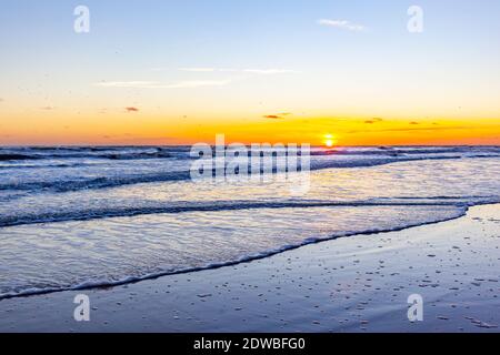 Daytona Beach Sonnenaufgang in Florida, USA Stockfoto