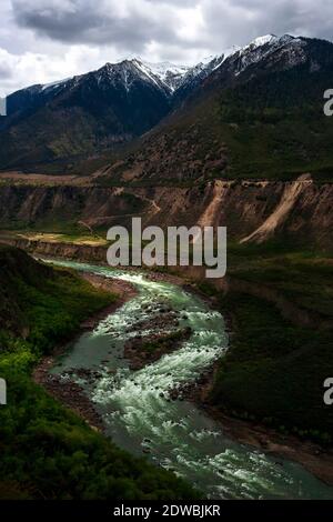 Tibet-Gebirge Stockfoto