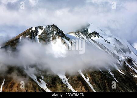 Mt Altai Tavan Bogd Stockfoto