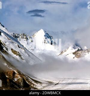 Mt Altai Tavan Bogd Stockfoto