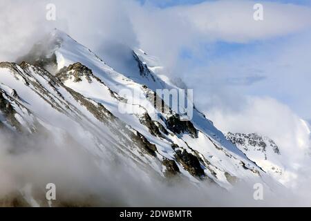 Mt Altai Tavan Bogd Stockfoto