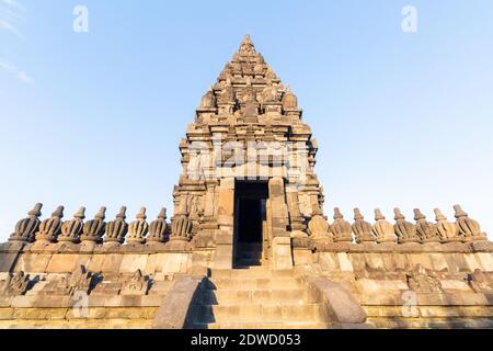 Der alte Prambanan Tempel in Java, Indoenesien Stockfoto