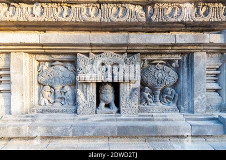 Der alte Prambanan Tempel in Java, Indoenesien Stockfoto