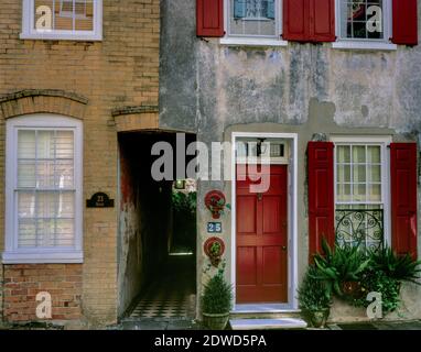 Die Türen, der historische Bezirk, Charleston, South Carolina Stockfoto