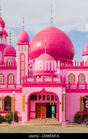 Die rosa Moschee in Datu Saudi Ampatuan, Maguindanao, Philippinen Stockfoto