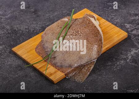 Rohe Stachelschwänze leckeres Filet zum Kochen Stockfoto