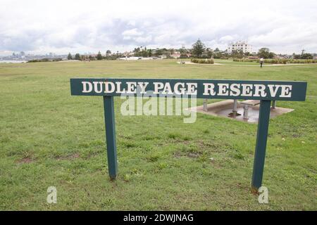 Dudley Page Reserve, Dover Heights, Sydney, NSW, Australien. Stockfoto