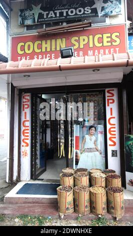 Spice Shop - Cochin, Indien Stockfoto