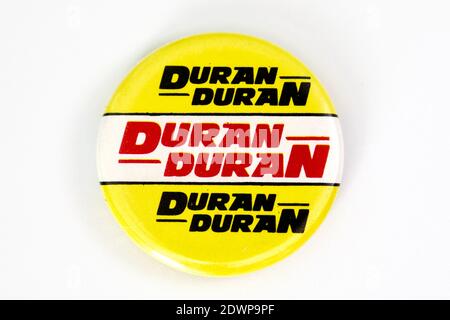 DURAN Duran-Knopfabzeichen Stockfoto