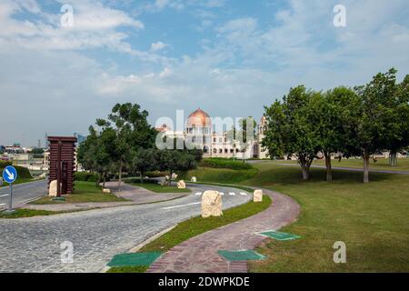 Katara Green Hills - Park in Doha, Katar Stockfoto