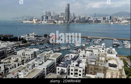 Hongkong, China. November 2020. Foto zeigt einen Blick in Hongkong, Südchina, 19. November 2020. Kredit: Lo Ping Fai/Xinhua/Alamy Live Nachrichten Stockfoto