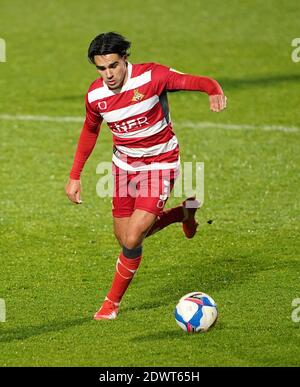 Doncaster Rovers' Reece James während des Sky Bet League One Match im Keepmoat Stadium, Doncaster. Stockfoto