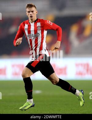 Aktenfoto vom 22-12-2020 von Brentfords Marcus Forss. Stockfoto