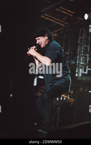 AC/DC im Konzert im Birmingham NEC, Großbritannien. November 2000 Stockfoto