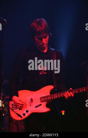 AIR im Konzert im Shepherds Bush Empire in London, Großbritannien. 25. April 2001. Stockfoto
