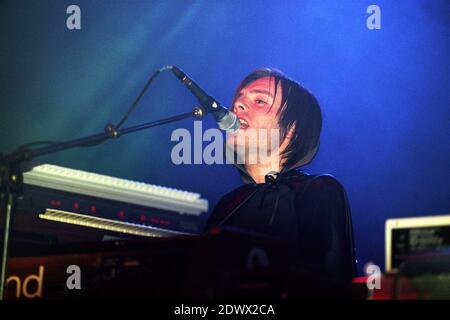 AIR im Konzert im Shepherds Bush Empire in London, Großbritannien. 25. April 2001. Stockfoto