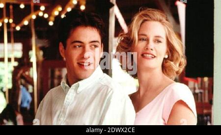 CHANCEN STEHEN 1989 TriStar Pictures nfilm mit Cybill Shepherd und Robert Downey Jr. Stockfoto