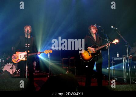 AIR im Konzert im Shepherds Bush Empire in London, Großbritannien. 25. April 2001. Stockfoto