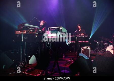 AIR im Konzert im Shepherds Bush Empire in London, Großbritannien. 25. April 2001. Stockfoto