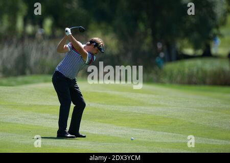 Victor Dubuisson von Frankreich während der Alstom Open de France - Tag 1 im Le Golf National am 3. Juli 2014 in Paris, Frankreich. Foto von Laurent Zabulon/ABACAPRESS.COM Stockfoto