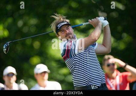 Victor Dubuisson von Frankreich während der Alstom Open de France - Tag 1 im Le Golf National am 3. Juli 2014 in Paris, Frankreich. Foto von Laurent Zabulon/ABACAPRESS.COM Stockfoto