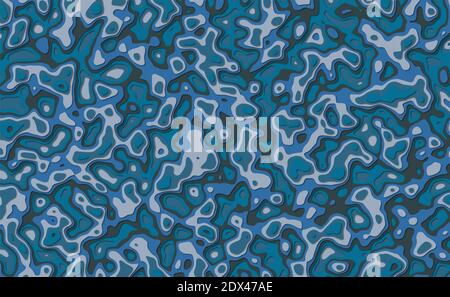 Banner mit abstraktem Hintergrund und Formen mit Papierschnitt-Mustern - Illustration Stockfoto