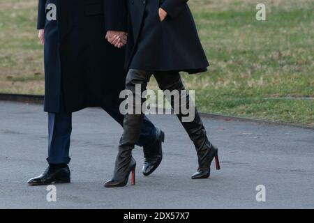 Washington DC, USA. Dezember 2020. 23. Dezember 2020 - Washington, DC, Vereinigte Staaten: US-Präsident Donald Trump und First Lady Melania Trump verlassen das Weiße Haus, auf dem Weg nach Mar-a-Lago in Palm Beach, FL. Foto von Chris Kleponis/Pool/ABACAPRESS.COM Quelle: ABACAPRESS/Alamy Live News Stockfoto