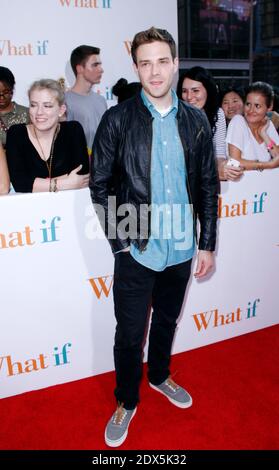 Ben Rappaport nimmt am 4. August 2014 an der Fanvorführung "What If" im Regal E-Walk Theater am Times Square in New York City, NY, USA, Teil. Foto von Donna ward/ABACAPRESS.COM Stockfoto