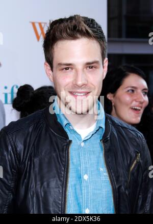 Ben Rappaport nimmt am 4. August 2014 an der Fanvorführung "What If" im Regal E-Walk Theater am Times Square in New York City, NY, USA, Teil. Foto von Donna ward/ABACAPRESS.COM Stockfoto