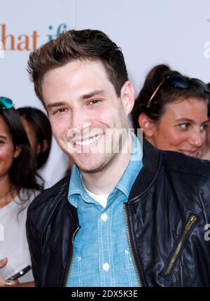 Ben Rappaport nimmt am 4. August 2014 an der Fanvorführung "What If" im Regal E-Walk Theater am Times Square in New York City, NY, USA, Teil. Foto von Donna ward/ABACAPRESS.COM Stockfoto