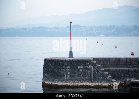 Lac du Bourget. Bourget-du-Lac Savoie Frankreich Stockfoto